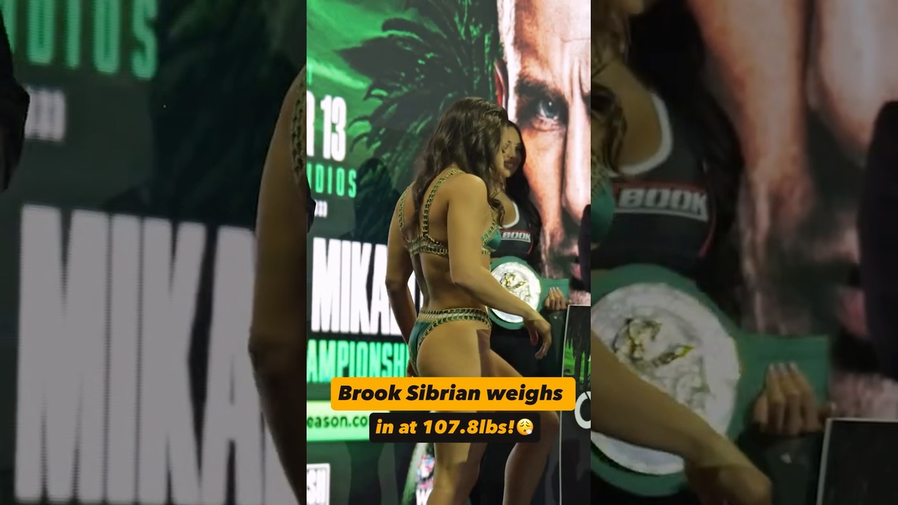 Hamm Promotions — Brook Sibrian Weigh-In